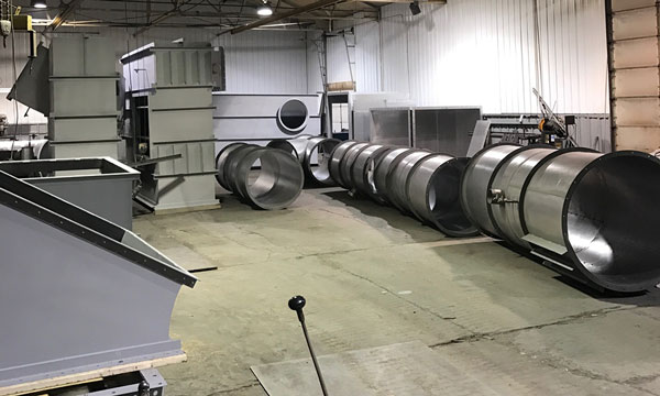 Fabrication of Ductwork Ventilation System